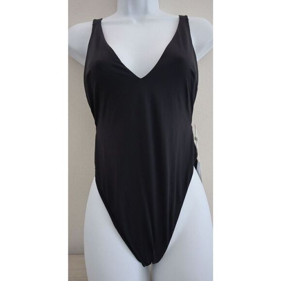 Good American GSW0294 Women's Sz 2/M Black Lounge One-Piece Swimsuit - Picture 1 of 11